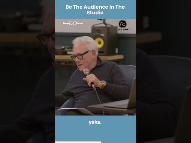 Be Present (Point Blank: Vocal Recording Masterclass) #shorts #trevorhorn