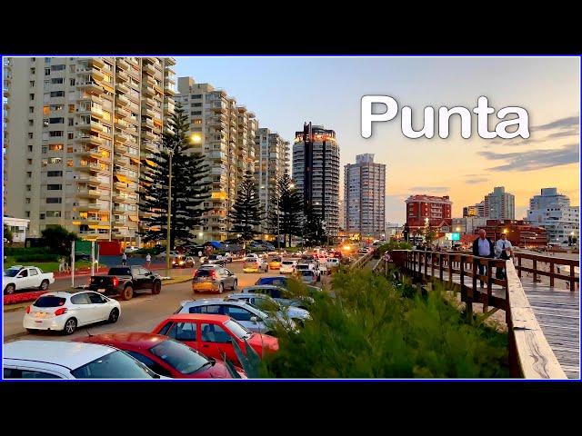 【4K】WALK   BEACH   Summer 2024 - Punta del Este  - URUGUAY