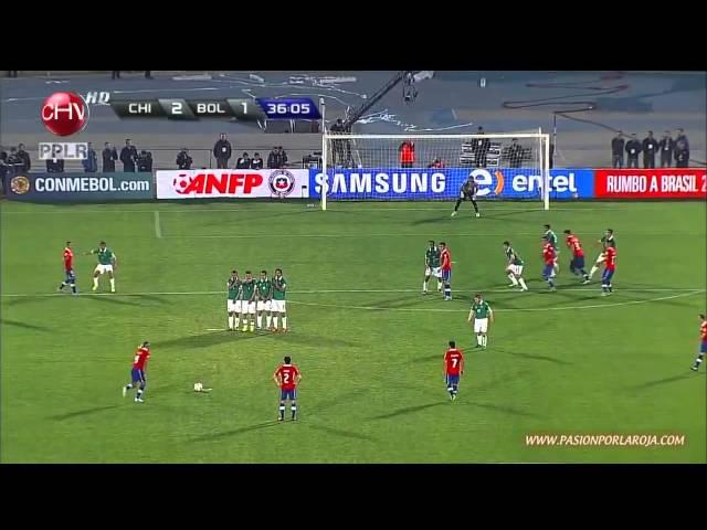 Chile 3 - 1 Bolivia - Clasificatorias Brasil 2014