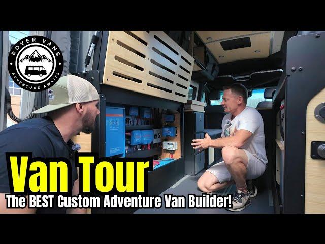 The BEST Custom Adventure Van Builder | Visiting ROVER VANS