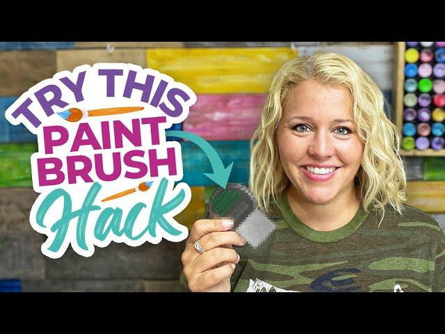 Quick Paint Brush Cleaning Hack to Save YEARS On Your Brush’s Life!