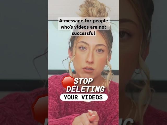 Stop deleting your videos, guys.