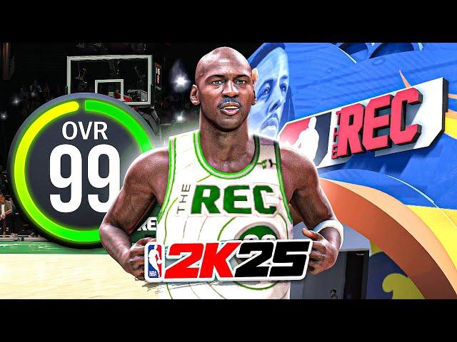 99 OVR MICHAEL JORDAN is UNGUARDABLE in the RANDOM REC (NBA 2K25)