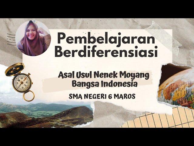 Pembelajaran Diferensiasi dengan Mata pelajaran sejarah memperhatikan minat belajar siswa