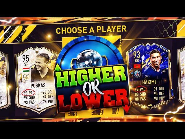 HIGHER or LOWER DRAFT BATTLE ft. Sunzone  FIFA 22