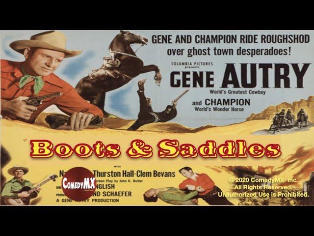 Gene Autry | Boots and Saddles (1937) | Gene Autry | Smiley Burnette | Judith Allen | Joseph Kane