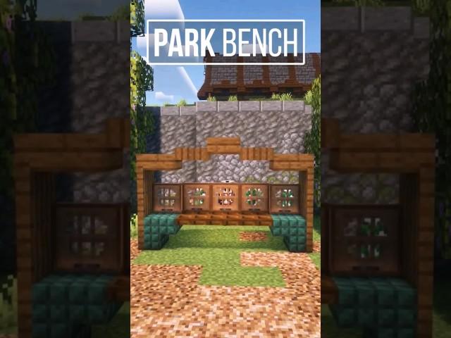 How to Build a Park Bench | Minecraft Tutorial