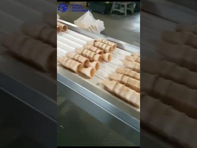 Automatic KFC Wafer Cup Machine|Gas Heating Wafer Cone Making Machine|Wafer Cone Production Line