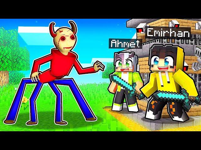 Baldi.EXE vs KORUNAKLI EV! (matematik delisi..) - Minecraft