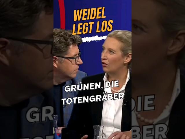 Weidel zerstört Grüne #shorts #viral #Thüringen #afd #landtagswahl #trending #shortsvideo