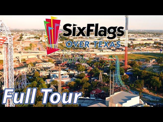 Six Flags Over Texas | Full Tour | March 2023