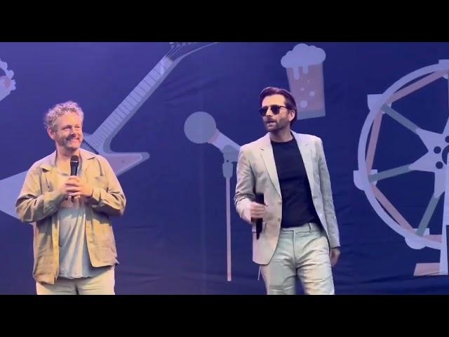 David Tennant and Michael Sheen at Pub In The Park All Star Charity Gala 2024 event  :) 