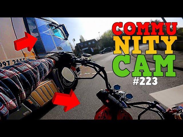 POLIZEI Verfolgung & LKW übersieht MOTORRAD! | Community Cam Folge 223