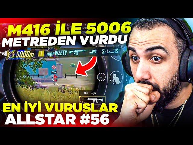 M416 İLE 5006 METREDEN EŞİ BENZERİ GÖRÜLMEYEN VURUŞ!  EN İYİ VURUŞLAR ALLSTAR #56 | PUBG MOBILE
