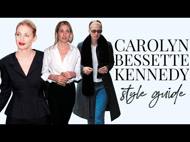 Carolyn Bessette-Kennedy Style Guide | 90s classic chic