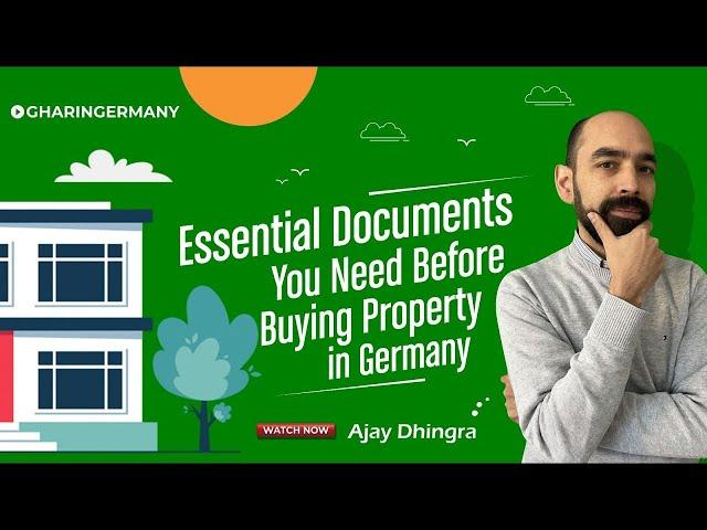 Essential Documents You Need Before Buying Property in Germany | Step-by-Step Guide