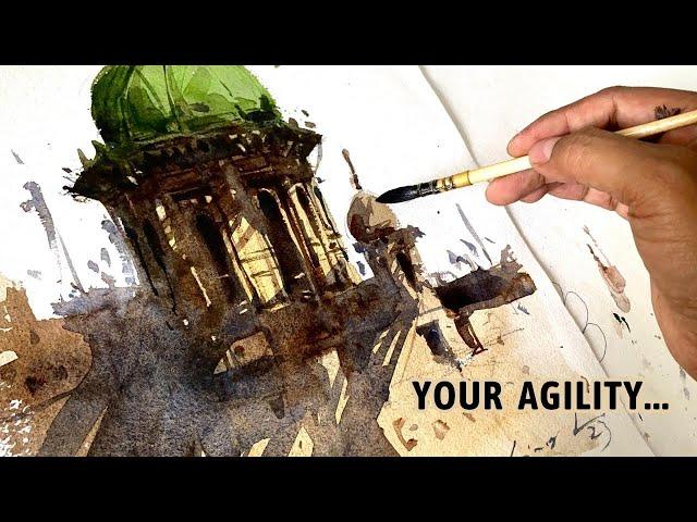 Watercolor Loose Painting: The Art Of AGILITY!