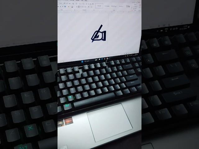 Writing hand symbol in Ms word | #computer #word #tricks #tips