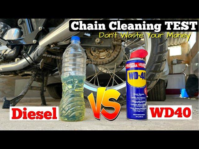 Diesel Vs WD40 for Cleaning Motorcycle Chain - Don't Waste Your Money