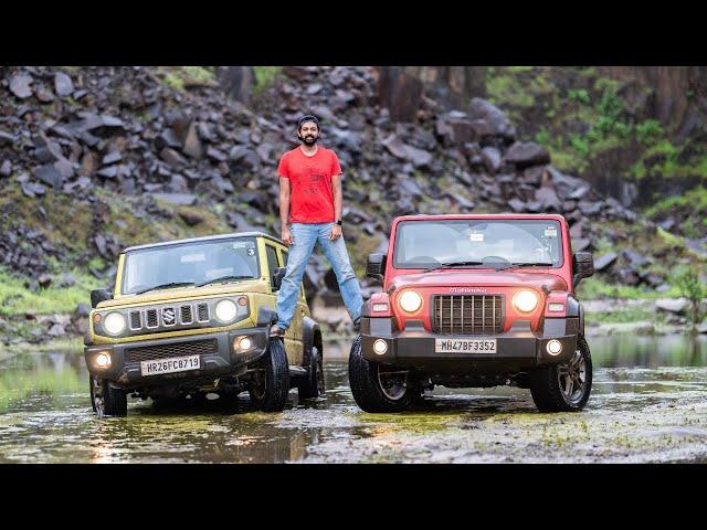 Maruti Jimny vs Mahindra Thar - Extreme Off-Road Comparison | Faisal Khan