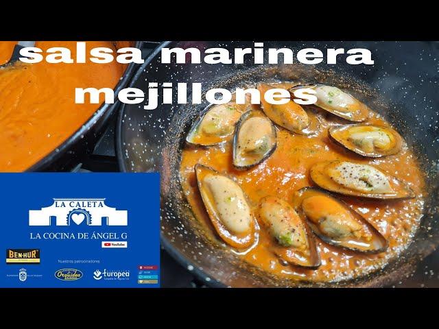 Salsa marinera para pescados y mariscos