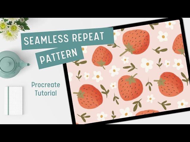 Learn the Secret to Making Perfect Pattern Repeats with Procreate on iPad!