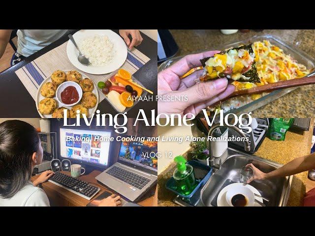 Living Alone in the Philippines: Baking, Home Cooking and Living Alone Realizations