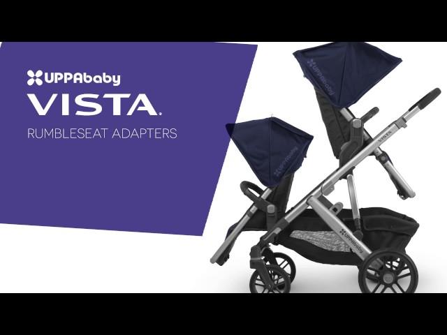 UPPAbaby Vista Stroller - Attaching the RumbleSeat Adapters