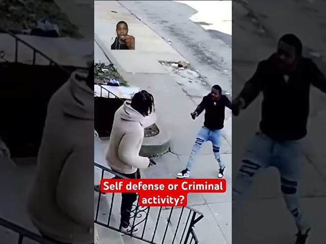 Self defense or criminal activity… what y’all think  #viral #gun #likecommentsubscribe