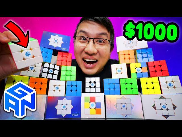 I Bought EVERY GAN Rubik's Cube So You Don't Have To!