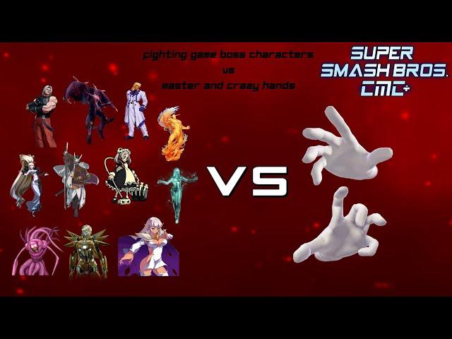 Super Smash Bros. Crusade CMC+ V8 - Fighting game Boss Characters VS. Master and Crazy Hands