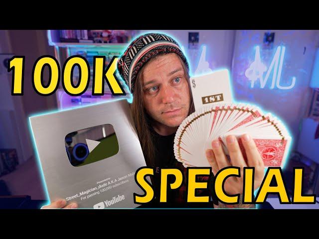 LEARN THE BEST CARD TRICK! - 100K SILVER PLAY BUTTON SPECIAL!! - Day 31