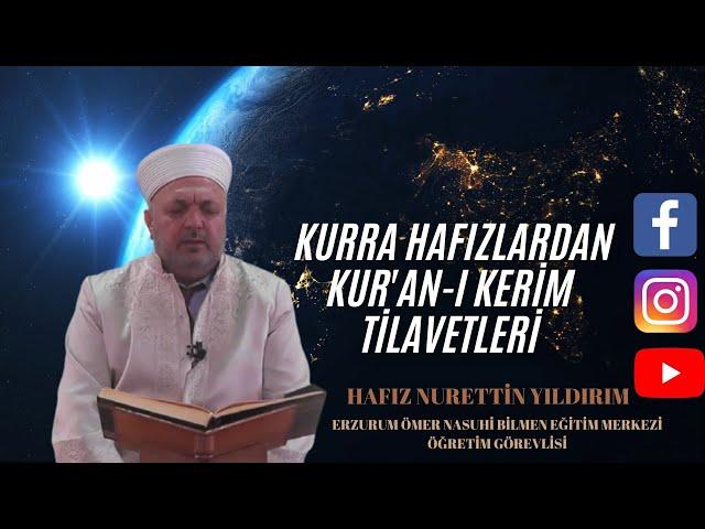 HAFIZ NURETTİN YILDIRIM 1001 HATİM KUR'AN-I KERİM TİLAVETİ ERZURUM EĞİTİM MERKEZİ ÖĞRETİM GÖREVLİSİ