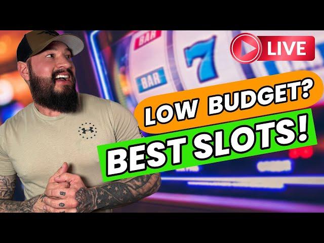 Best Slots for a Low Budget  LIVE STREAM plus Q&A with a Slot Tech!
