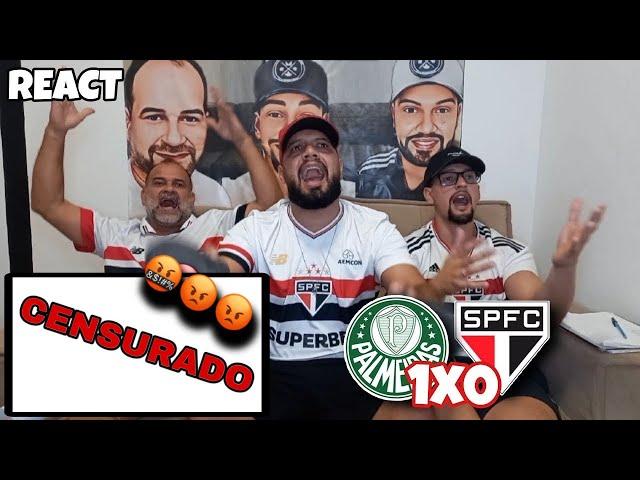 REACT PALMEIRAS 1X0 SÃO PAULO - PARABENS CONSEGUIRAM A FINAL QUE QUERIAM! VERGONHA