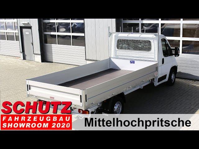 Mittelhochpritsche von Schutz Fahrzeugbau, Ihr Aufbaupartner für alle großen Nutzfahrzeughersteller