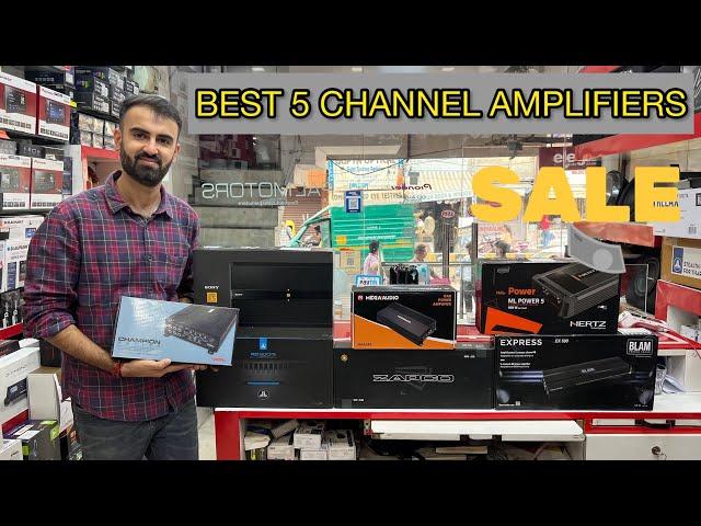 BEST 5 CHANNEL AMPLIFIERS FOR CAR| BEST CAR AMPLIFIERS IN INDIA| MEGA AUDIO| ZAPCO| JL AUDIO 