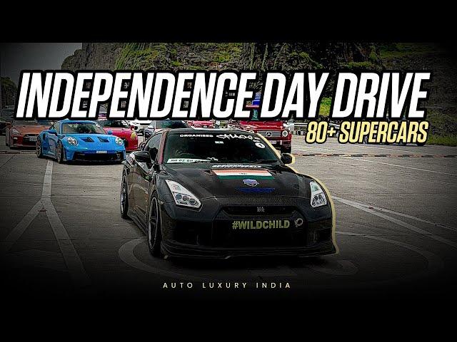 INDIA S BIGGEST SUPERCAR RALLY || 80+ SUPERCARS ON MUMBAI ROADS