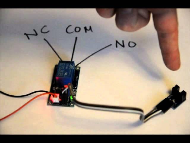 The Infrared Slot Sensor Relay Switch Module