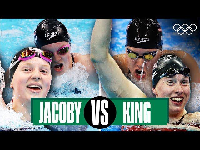 Lydia Jacoby  Lilly King - 100m breaststroke | Head-to-head