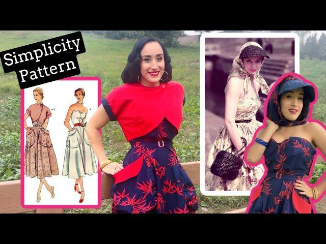 Sewing a Vintage Dress using Simplicity 9536