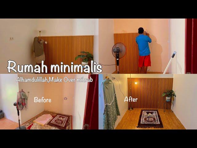 MAKE OVER MIHRAB Di Rumah || Masak menu Harian ||Daily vlog di Rumah minimalis