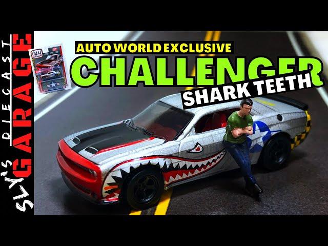 Unleash the Beast: Auto World Dodge Challenger Hellcat Shark Teeth Custom