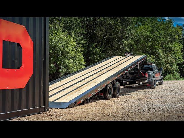 TDX - 30k Flatbed Tilt Gooseneck Trailer | MAXX-D 2021