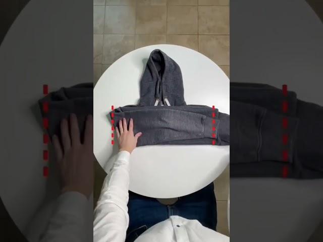 Как сложить красиво одежду