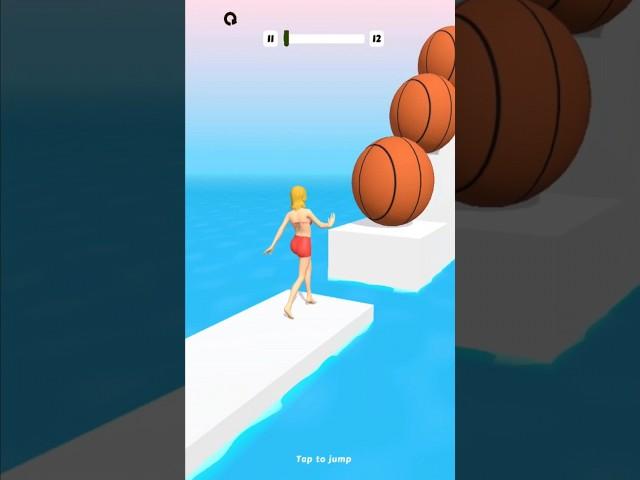 Squeezy girl jump Ball android play #fun #gameplay #mobilegame #short #shorts