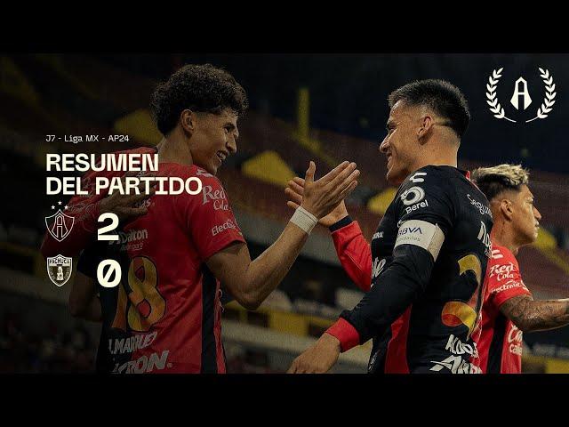 Resumen | Atlas FC 2 - 0 Pachuca | Jornada 7 | Apertura 2024