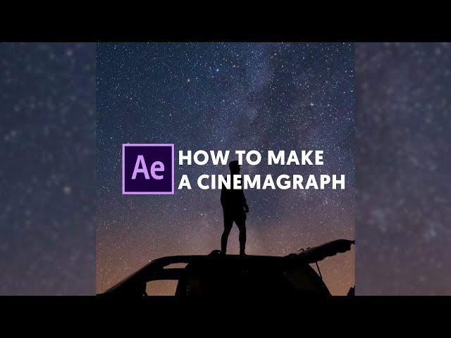 Make Your Photos MOVE in After Effects CC 2020 | How To Make A Cinemagraph