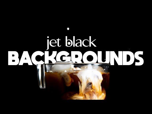 Jet black backgrounds for food photography #shorts