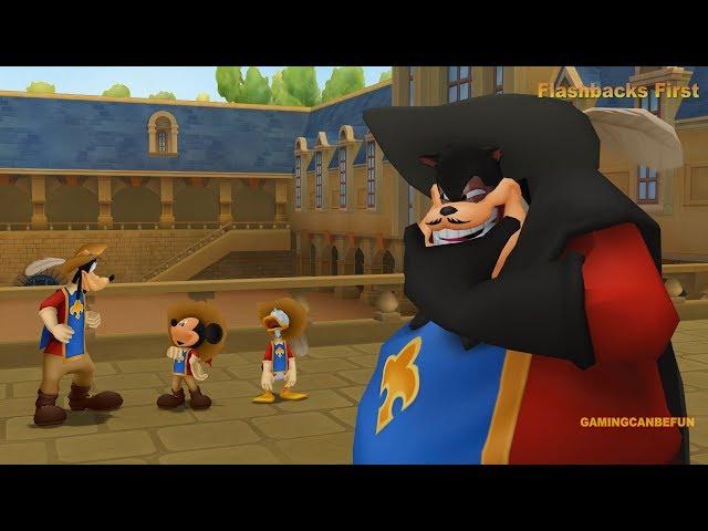 KINGDOM HEARTS DDD MOVIE | DISNEY'S THE THREE MUSKETEERS IN 4K